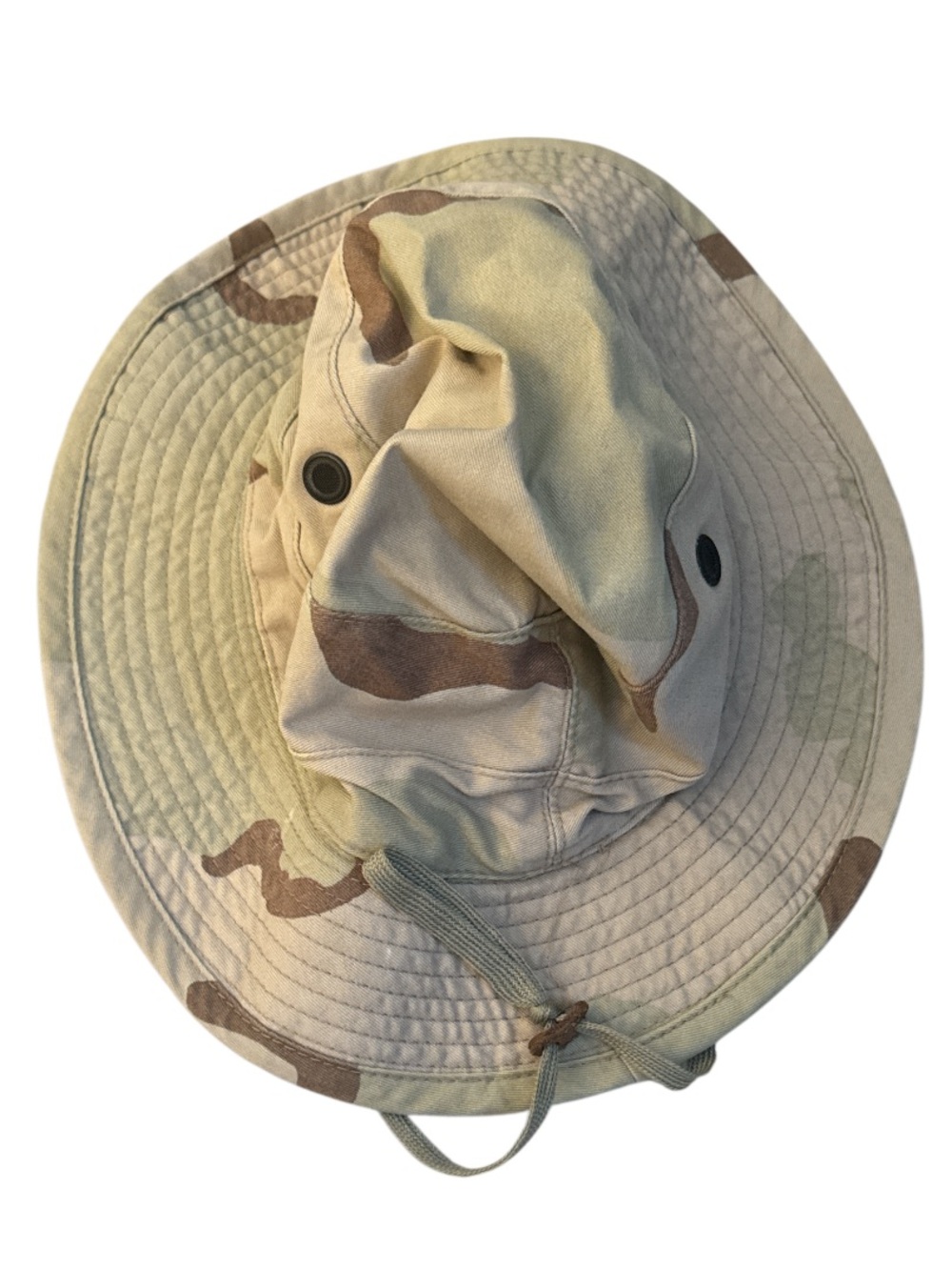 Atlas Headwear Desert Camo Boonie Sun Hat  Tan Beige - Size 7.25